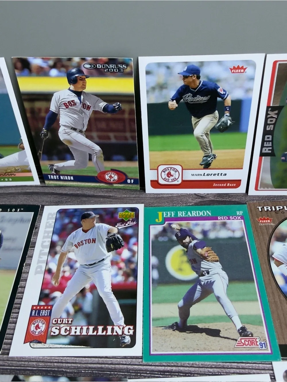 Boston Red Sox Lot 24x Ortiz Ramirez Schilling Varitek +